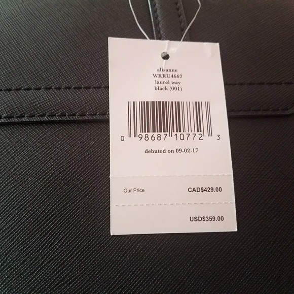 Kate Spade Alisanne Laurel Way Black NWT - Picture 4 of 8